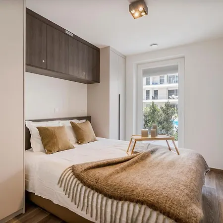 דירה Port Orion - Brand New Ground Floor Flat With Pool ניופורט